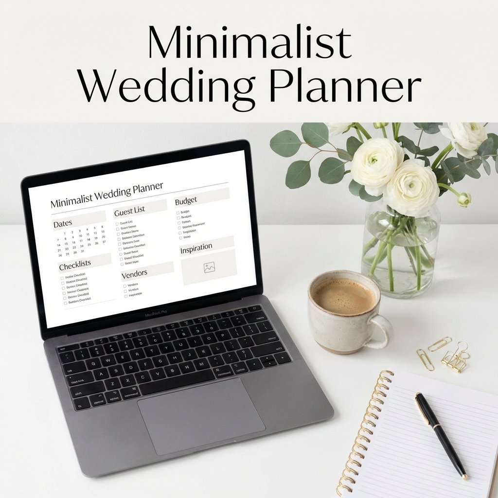 Minimalist Wedding Planner Pin