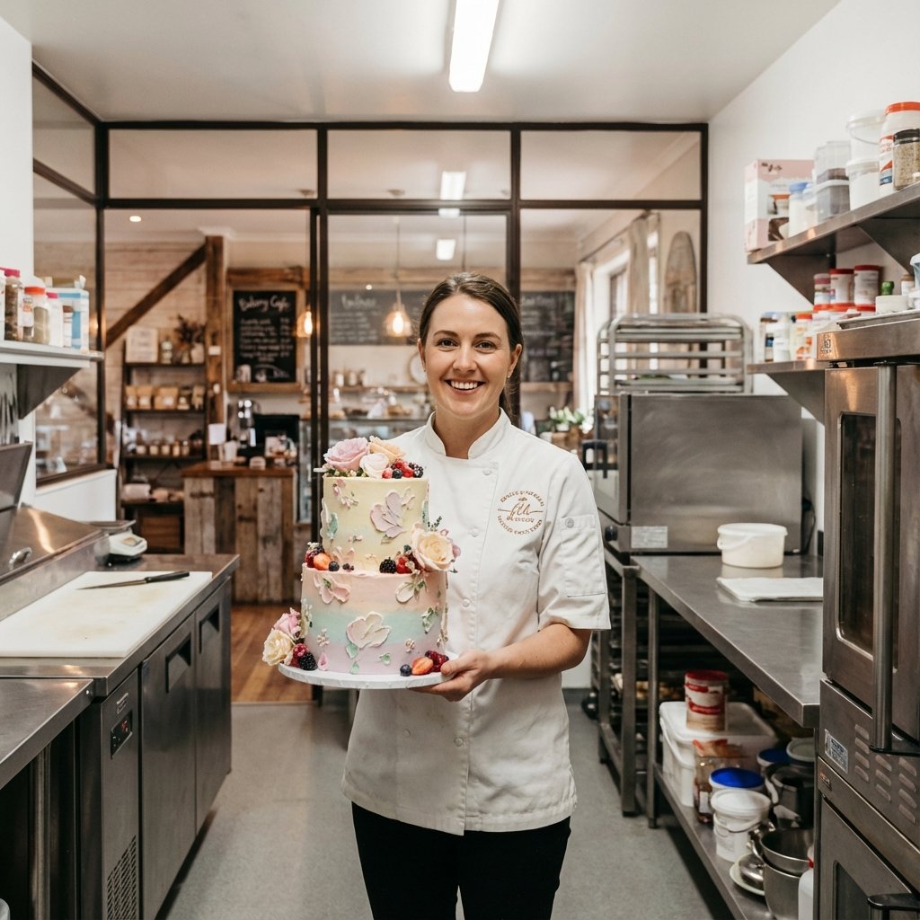 Successful Bakery Owner Sarah Jenkins