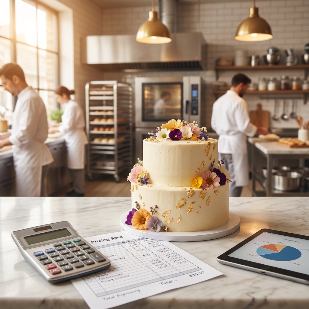 Cake Pricing Calculator Dashboard with Profit Charts